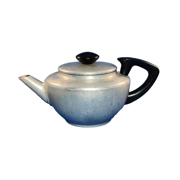 Mirro 1536M 6 Cup Aluminum Coffee Tea Pot Bakelite Handle Vintage MCM USA - Picture 2 of 9